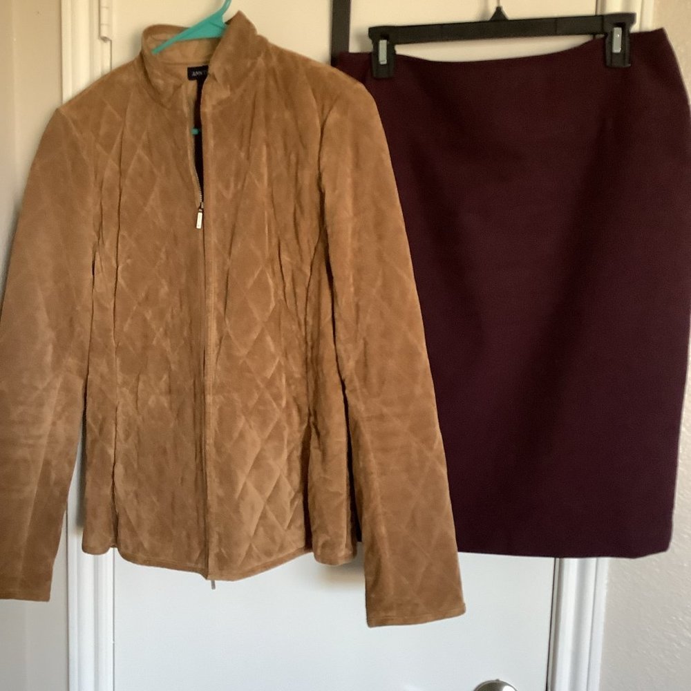 Ann Taylor suede jacket